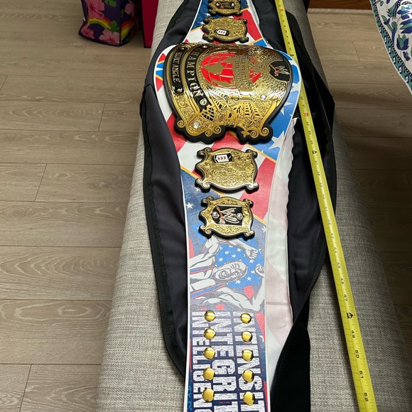 Authentic Kurt Angle WWE champion wrestling belt NEW - Picture 7 of 16